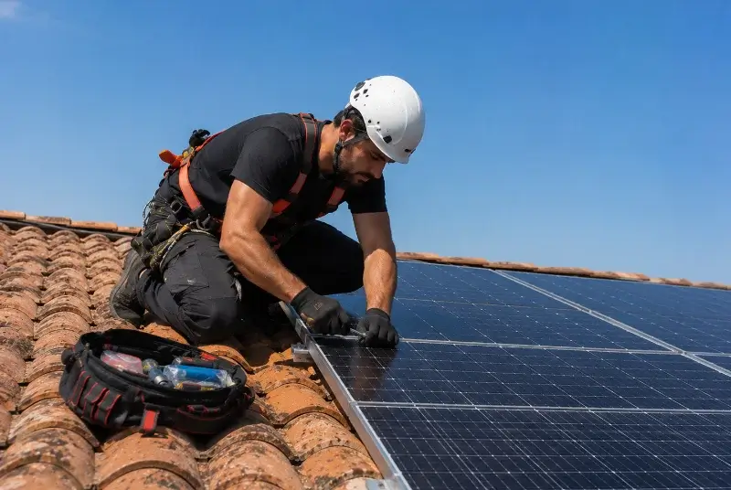 Maintenance et monitoring de panneaux solaires à Autignac