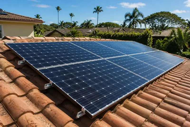 Installation de panneaux solaires à Autignac